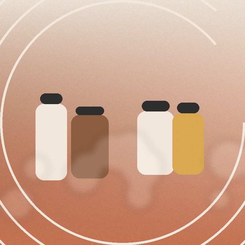 African Beauty tissue oil flatlay