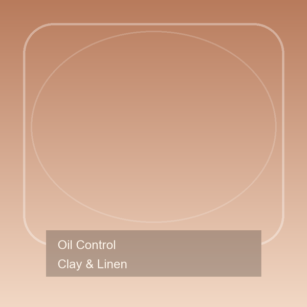 Oil control skincare flatlay